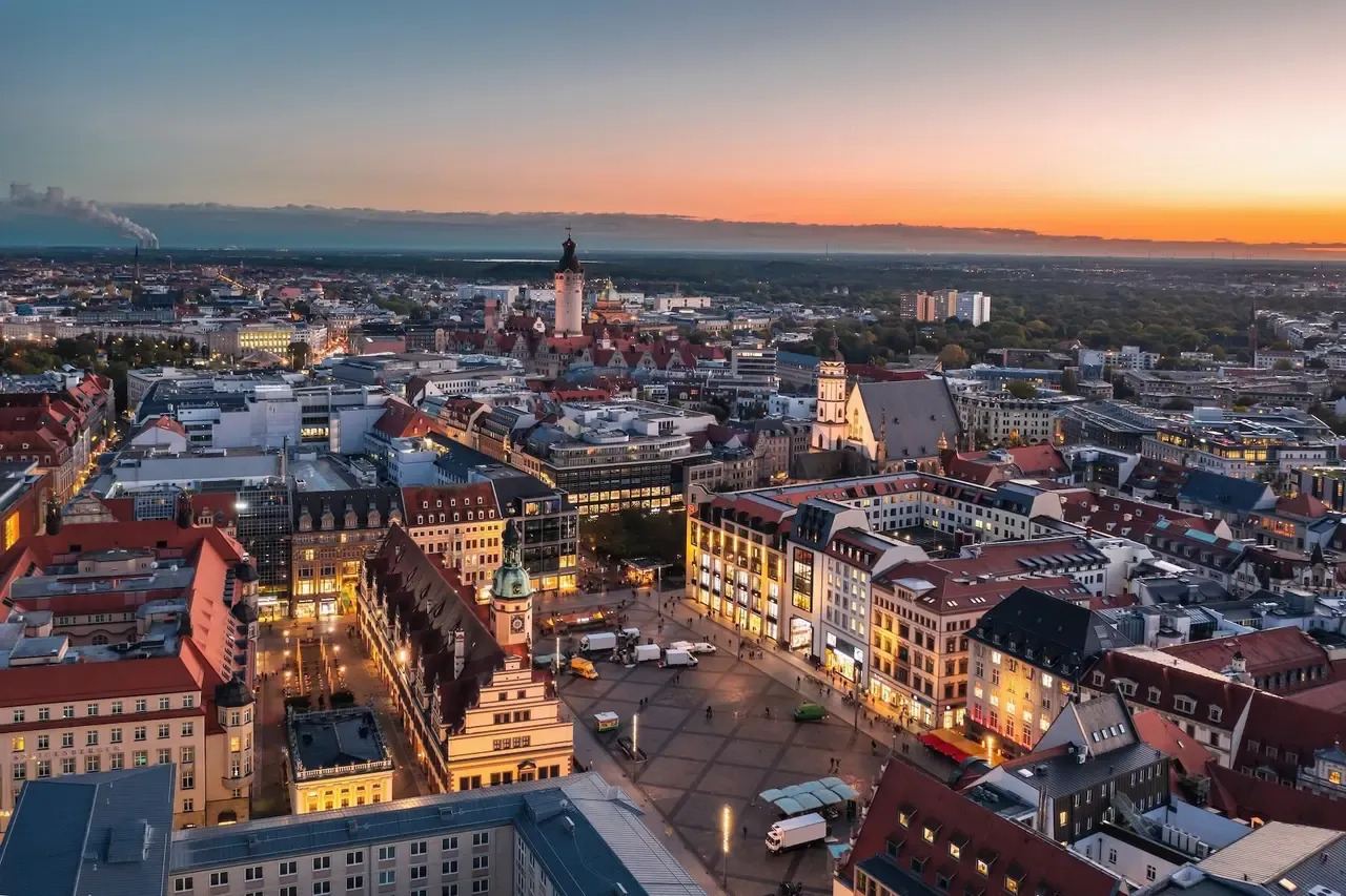 City view of Leipzig