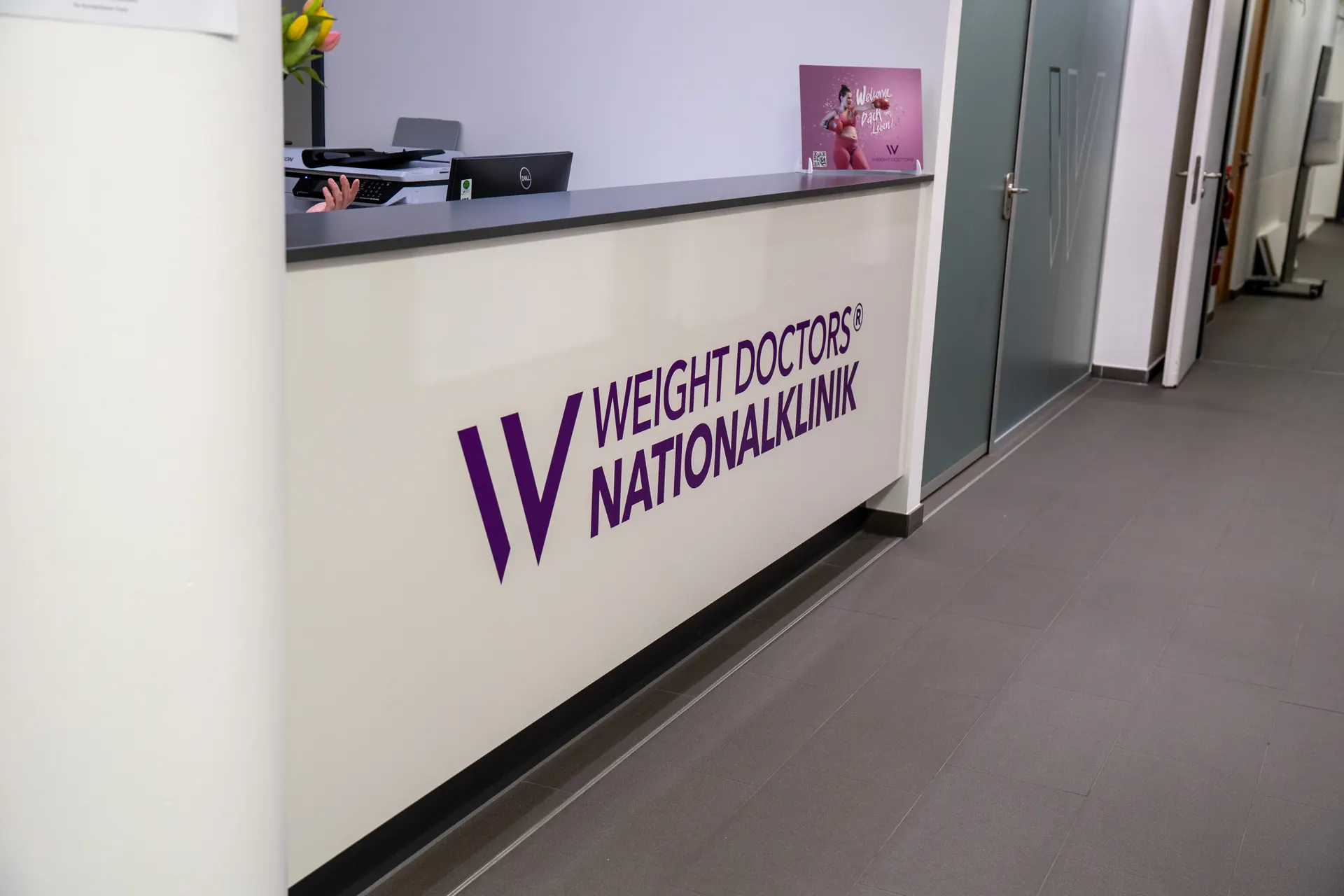 Reception at the Weight Doctors® Nationalklinik in Wertheim