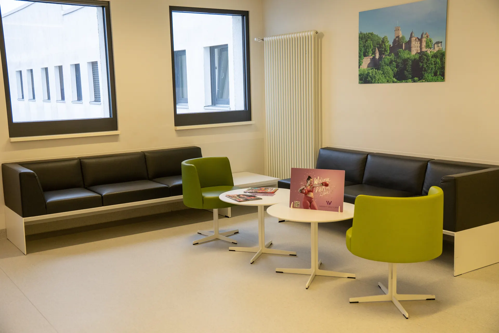 Espace de séjour de la clinique