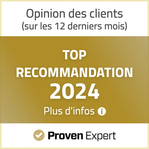 ProvenExpert Top Recommandation 2024
